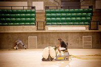 Construction: Tucker Coliseum Hardwood Floor Install